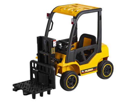 Kids ride on forklif