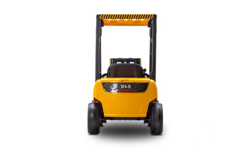 Kids ride on forklif