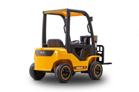 Kids ride on forklif