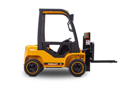 Kids ride on forklif