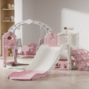 CloudPlay Deluxe 4-in-1 Slide & Swing Climbing Set